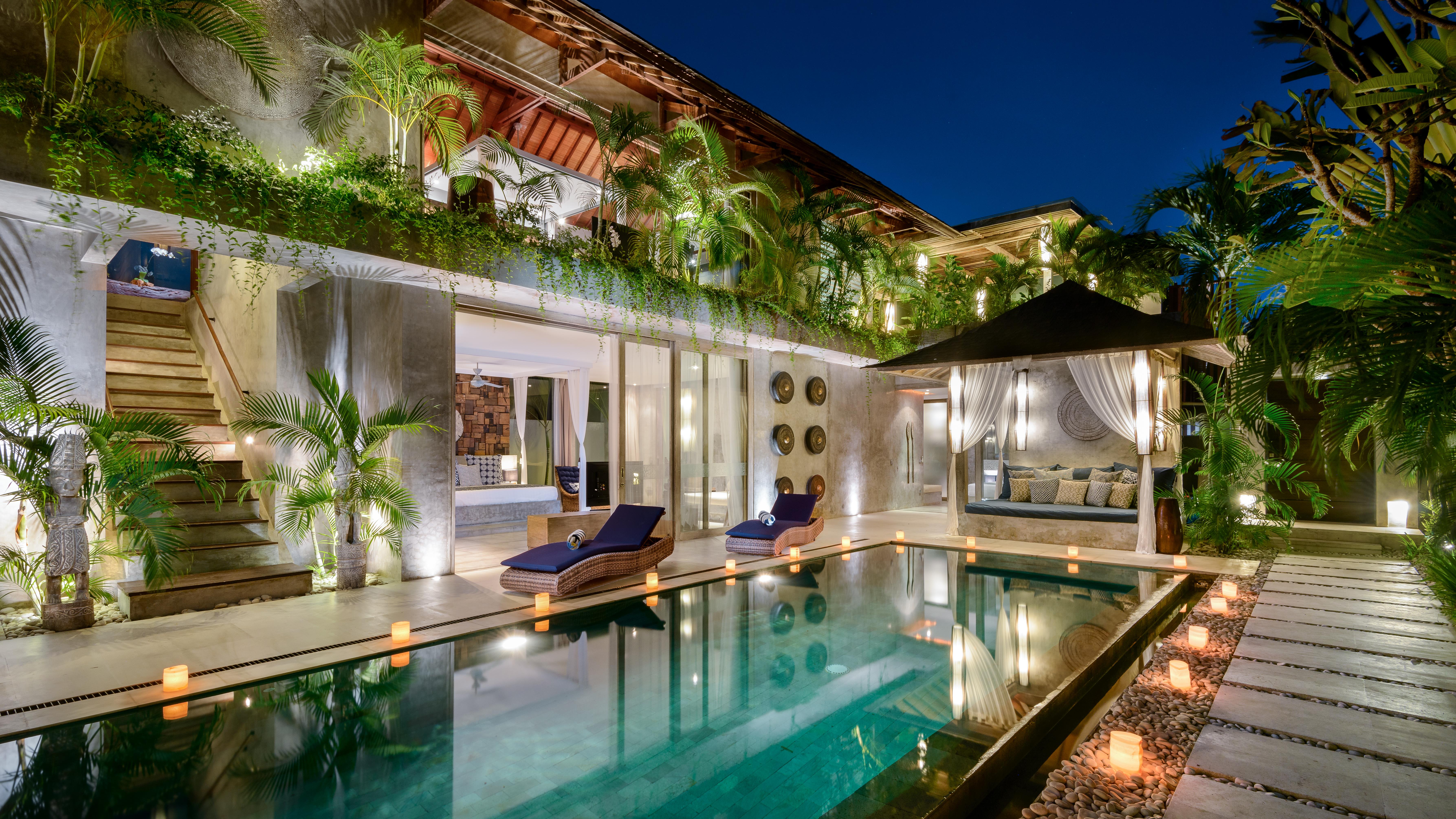Best Villas In Bali Villa 300 5 Bedroom Absolute Beachfront Villa