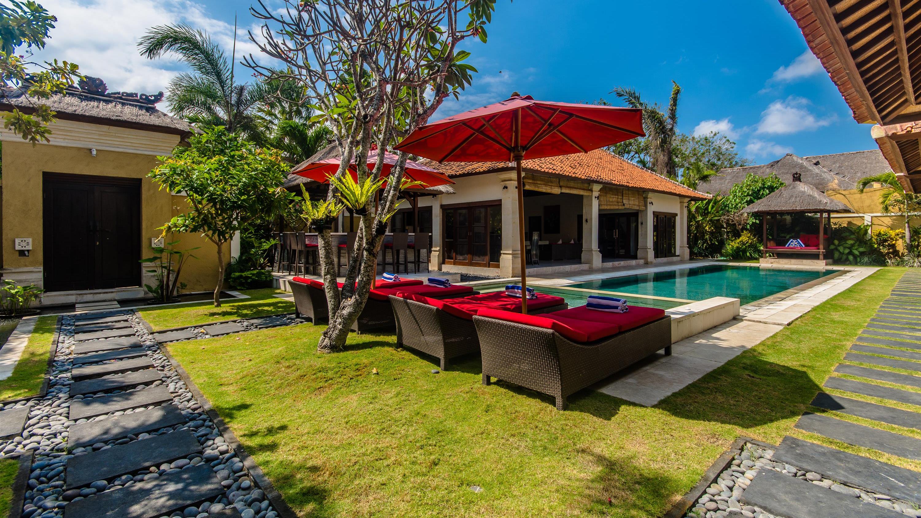 Villa Santi 4 Bedrooms Sleeps 8 Pool Seminyak Bali